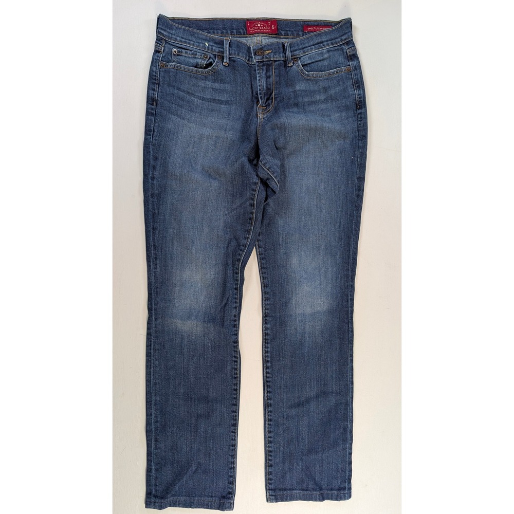 Lucky Brand Sweet N Straight Jeans Womens 8/29 L Medium Wash Blue Denim Mid Rise